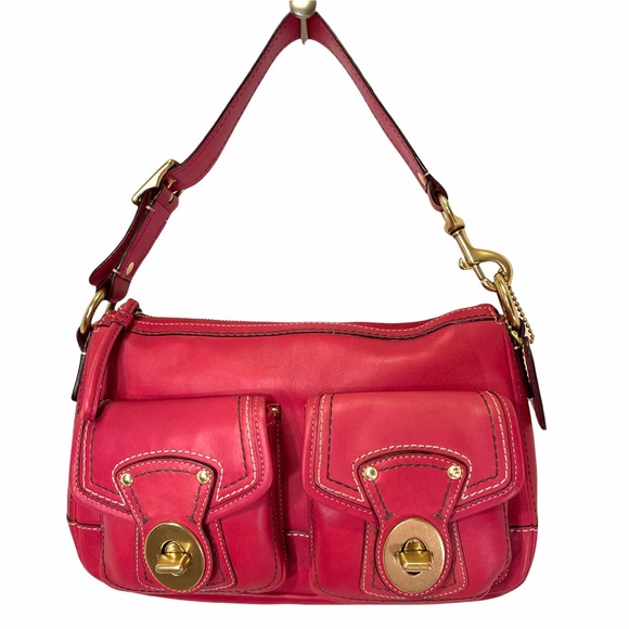 Coach Handbags - Coach Anniversary Legacy Collection Bag Raspberry